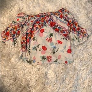 Off the shoulder shirt